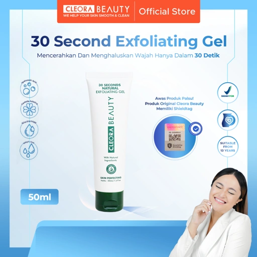 Image of Cleora Beauty 30 Seconds Natural Exfoliating Gel 